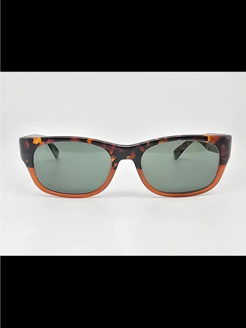 Ray-Ban Vintage Tortoiseshell Frame Sunglasses with Green Lenses